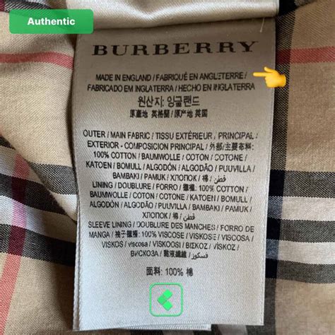 burberry london made in italy|authenticate Burberry item.